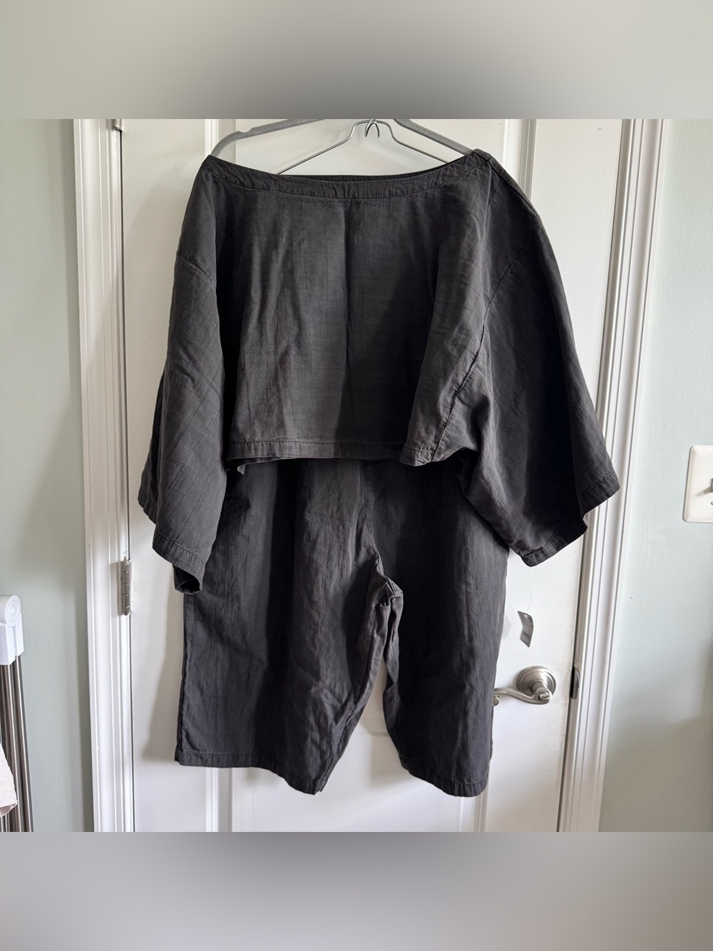 NWT Free People | Check Me Out Harem Pant Set Black Large - Picture 2 of 16